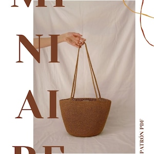 PATTERN OF GANCHILLO Español, English, Italiano * Crochet bag Mini Aire Bags Handmade bag Easy and simple pattern