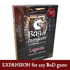 LEGENDS: Bag of Dungeon キャラクター拡張カード (7 歳から大人まで)