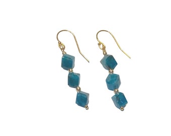 Stunning Blue Apatite Earrings