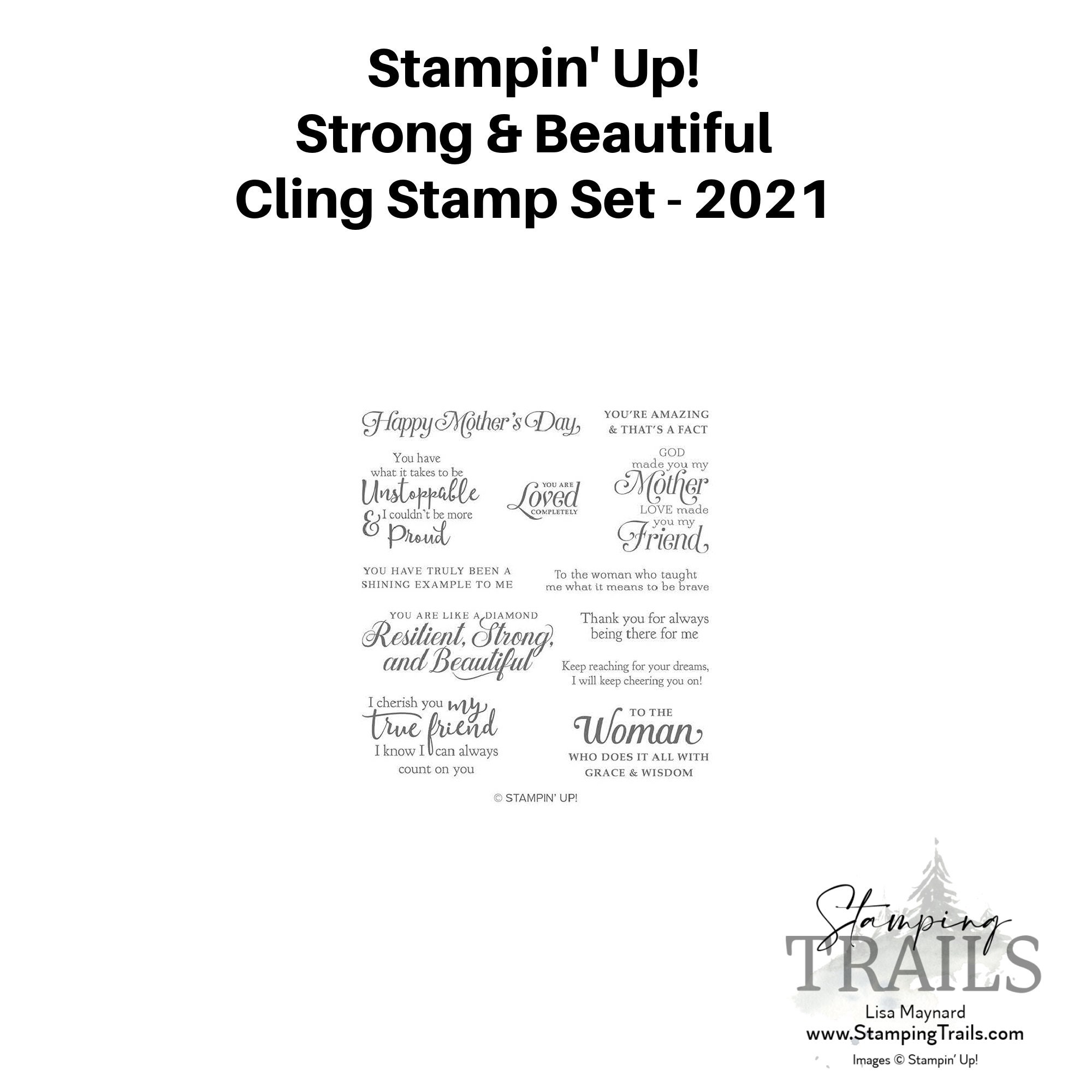 Stampin' Up RETIRED Sentiment Stamp Sets 20202022 Etsy