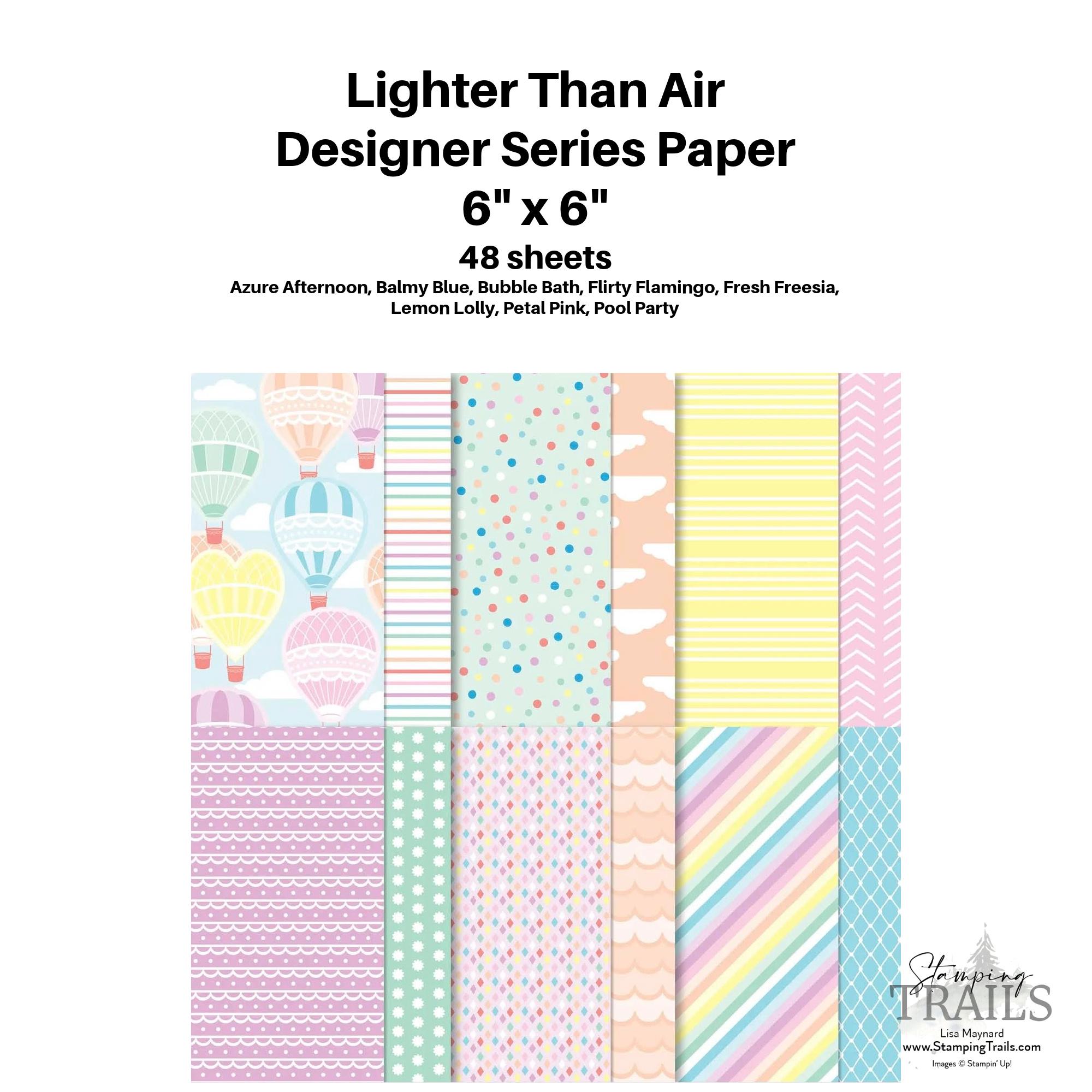 Stampin' Up! RETIRED 6" X 6" Designer Series Paper 2023-2025 - Etsy
