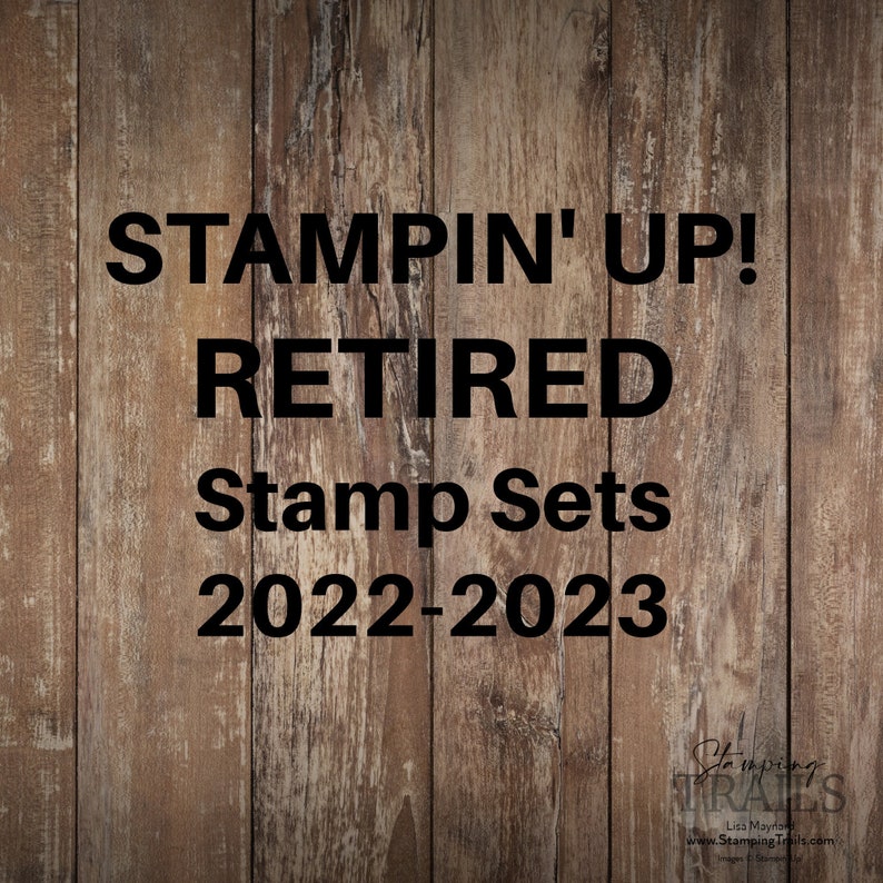 Stampin' Up RETIRED Stamp Sets 20222023 Etsy