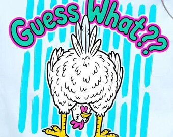Chicken Butt PNG | Funny Sublimation Art - Instant Download | DTF Transfer For Tee Creators