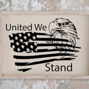 United We Stand Flag Svg- USA Flag Svg-American Flag Svg