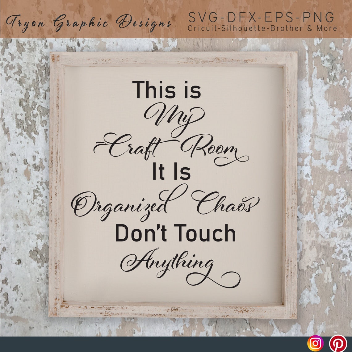Craft Room Sign Svg Craft Svg Farmhouse Svg. | Etsy
