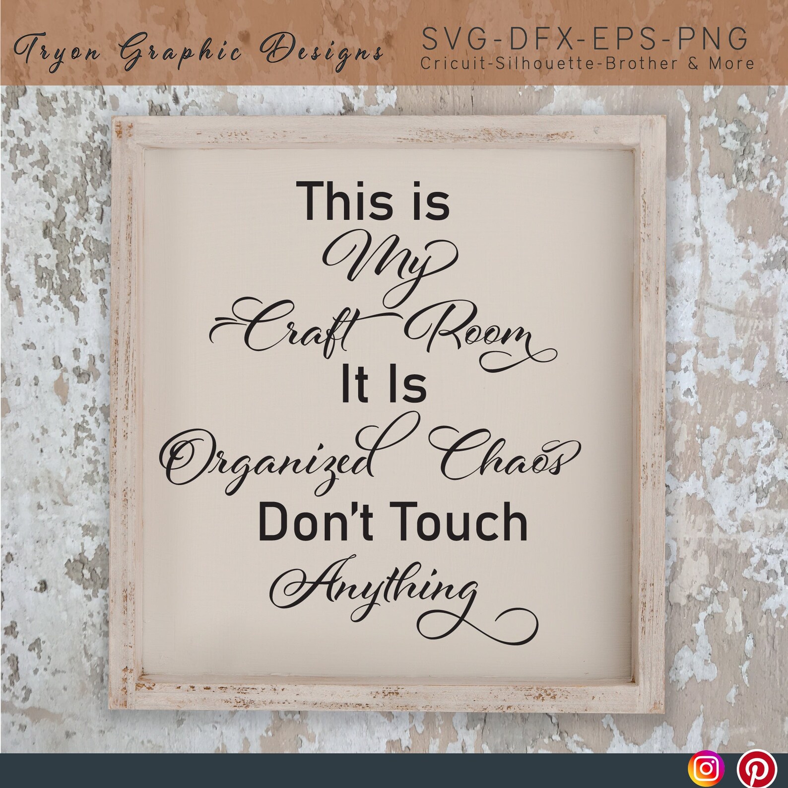 Craft Room Sign Svg Craft Svg Farmhouse Svg. | Etsy