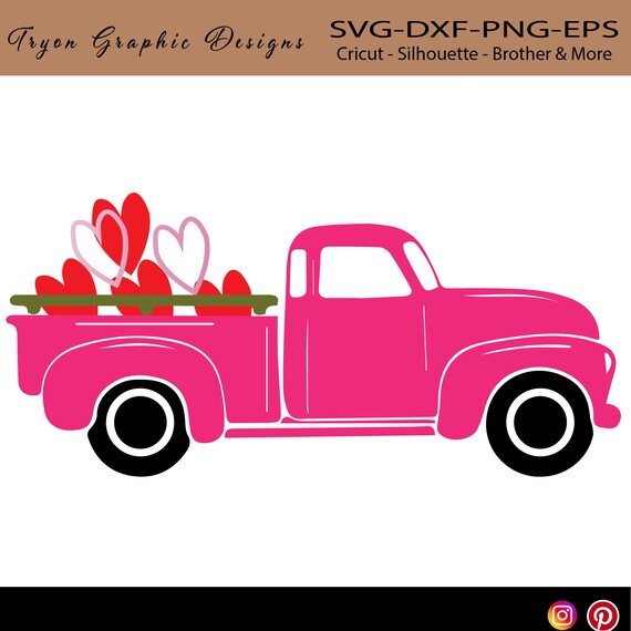 This Valentines day truck w hearts zip file (or multiple zips if a jumbo  bundle) with the following is included in the download. Files can be used  but ...