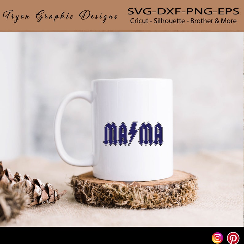 MAMA Svg-ac-dc Mama_mom Life Svg Mom Tshirt Svg Mom - Etsy