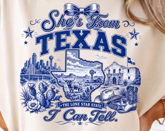 Texas Shirt Png - Lone Star Alamo, Longhorn, Bluebonnet Ranch Sublimation File | 4200X4800 | 300DPI