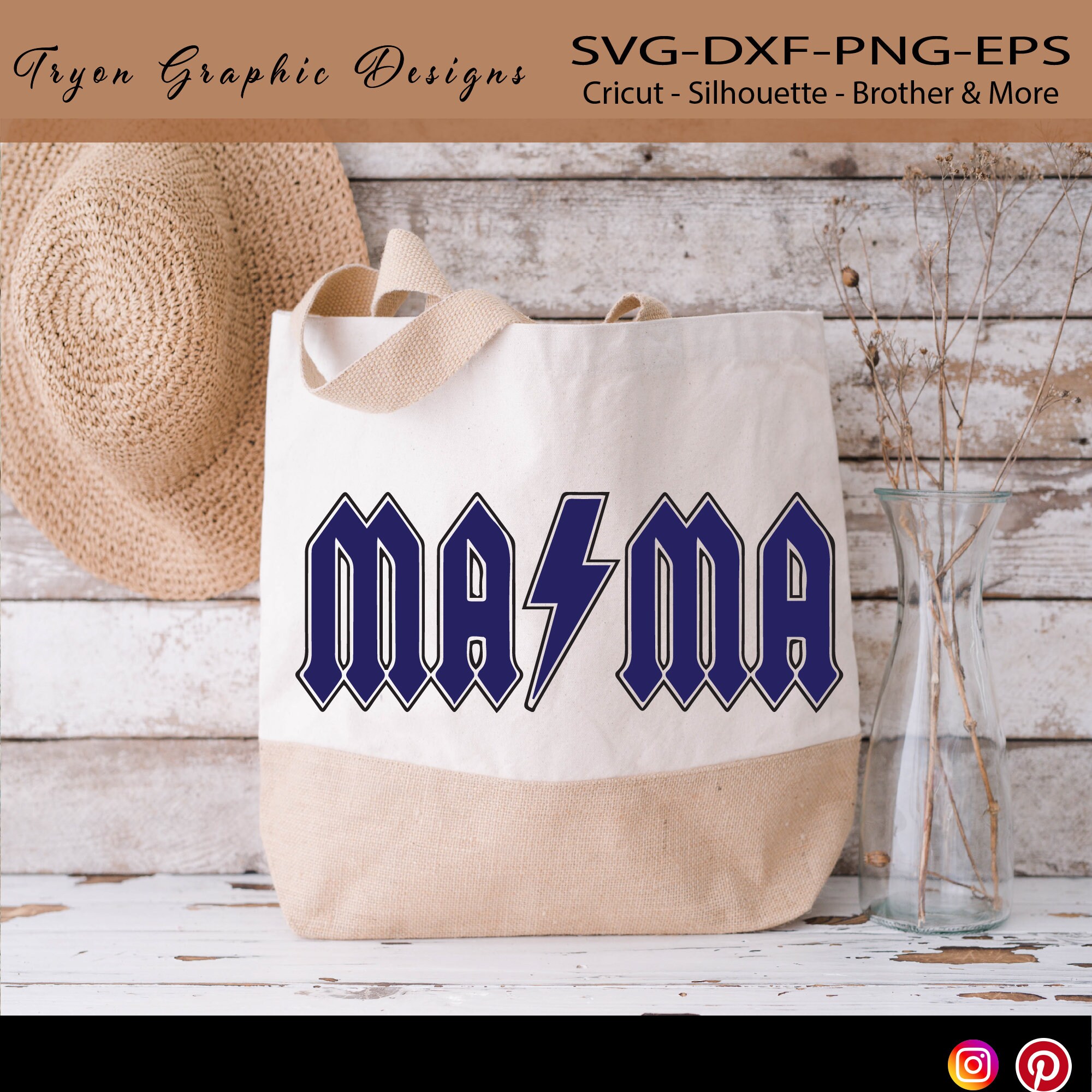 MAMA Svg-ac-dc Mama_mom Life Svg Mom Tshirt Svg Mom - Etsy