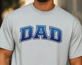 Dad PNG Varsity Letters Father Shirt Design Download