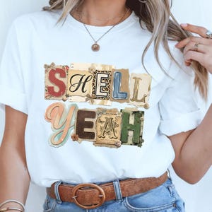 Shell Yeah PNG-sublimatie DTF-overdrachtontwerp grappig strandshirt Instant Download digitale print