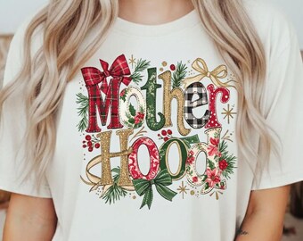 Motherhood Christmas Graphic Tee (Digital Download)