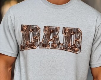 Camo Dad Png Rustic Woodland Hunting Outdoor Fishing Graphic Sublimation File Diy Shirt Design Digital Download