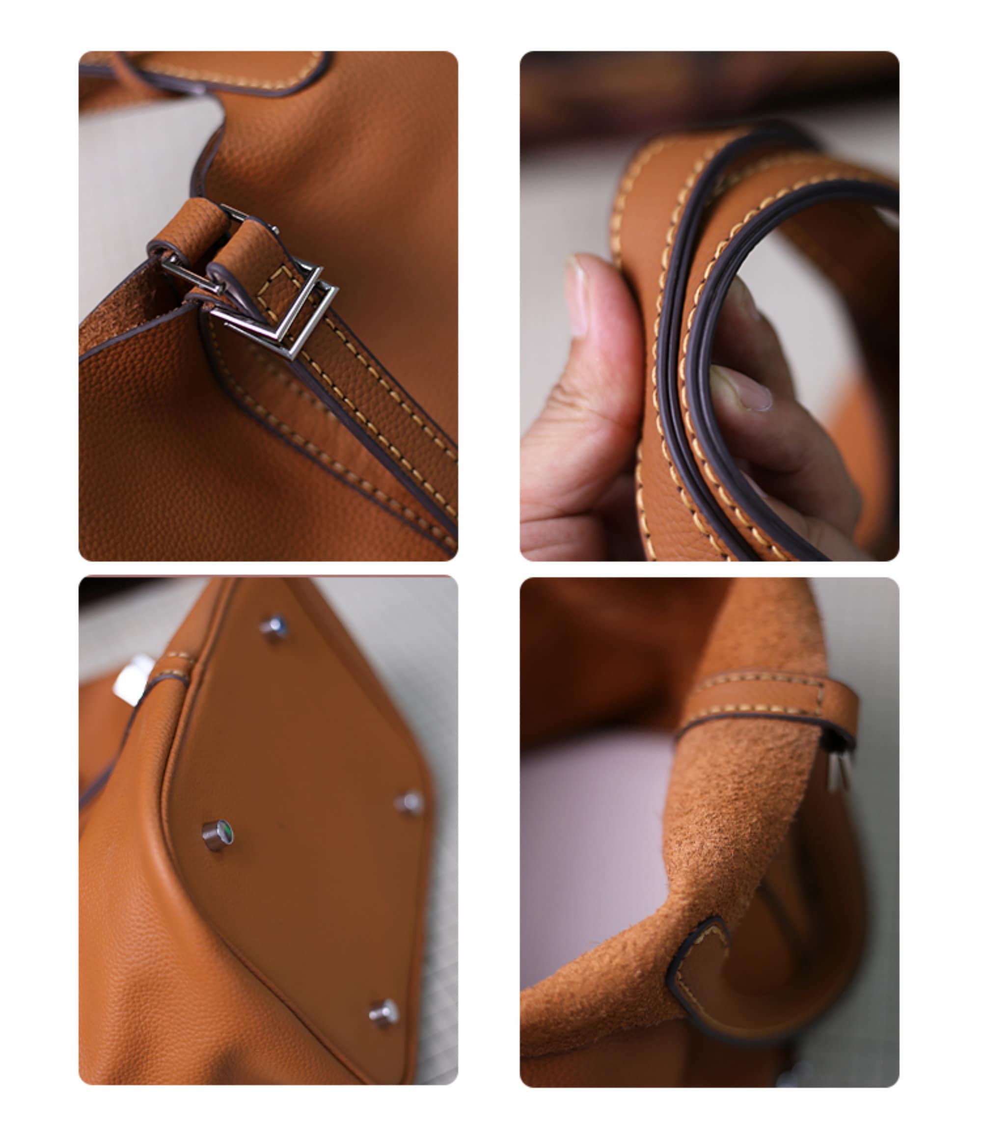 DIY Topgrain Genuine Leather Bag Kit With Tutorial Video Christmas