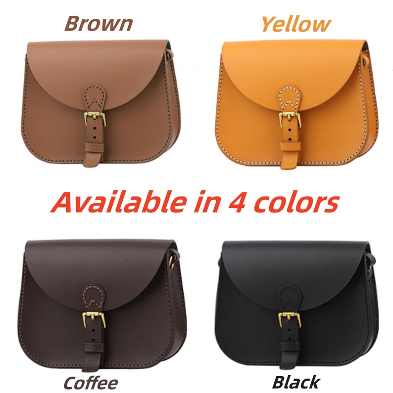 DIY Genuine Leather Bag Kit in Four Colors With Tutorial Video Etsy