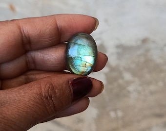 AAA Quality Natural Labradorite Oval Cabochon Flat Back Loose Gemstone Calibrated Sizes 3x5,6x4,5x7,6x8,7x9,8x10,10x12,10x14,12x16,13x18 MM