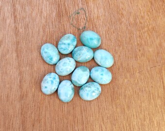 AAA Naturalny Larimar Owalny Kaboszon Kalibrowany Rozmiar Luźny Kamień Szlachetny Hurtowe Kamienie Szlachetne, Dostępne Wszystkie Rozmiary 3x5 DO 20 x 30 mm