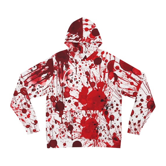 Blood Splatter Hoodie - Etsy
