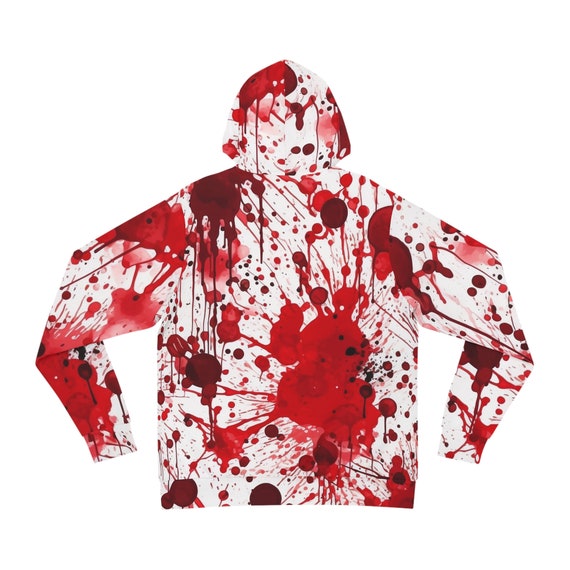 Blood Splatter Hoodie - Etsy