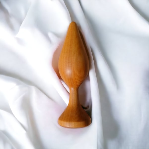 Handmade Wooden Butt Plug