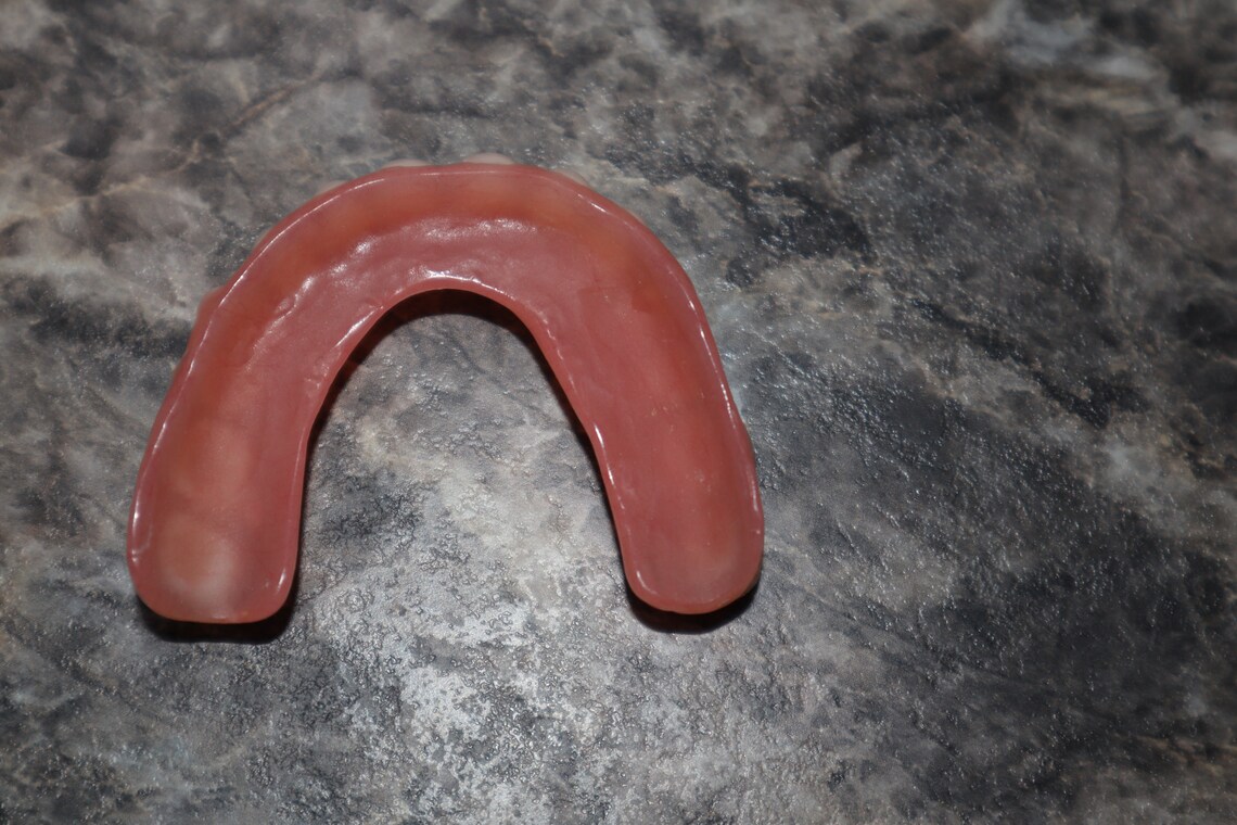 Upper Denture / Horseshoe Upper Dentures /the Denture is Real Etsy