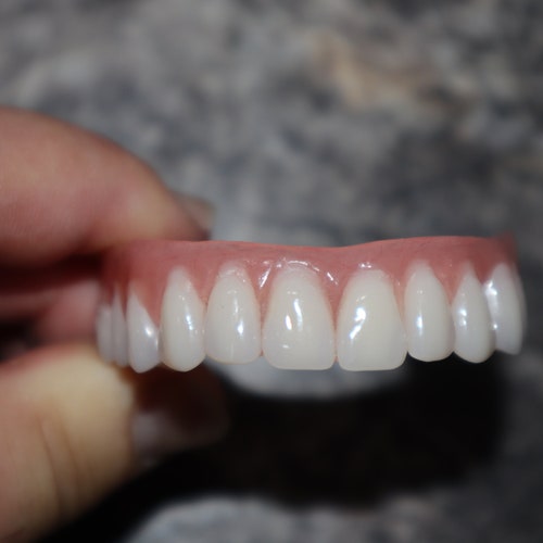 Denture / Udenture Shape Acrilyc / Upper Dentures / Made Etsy