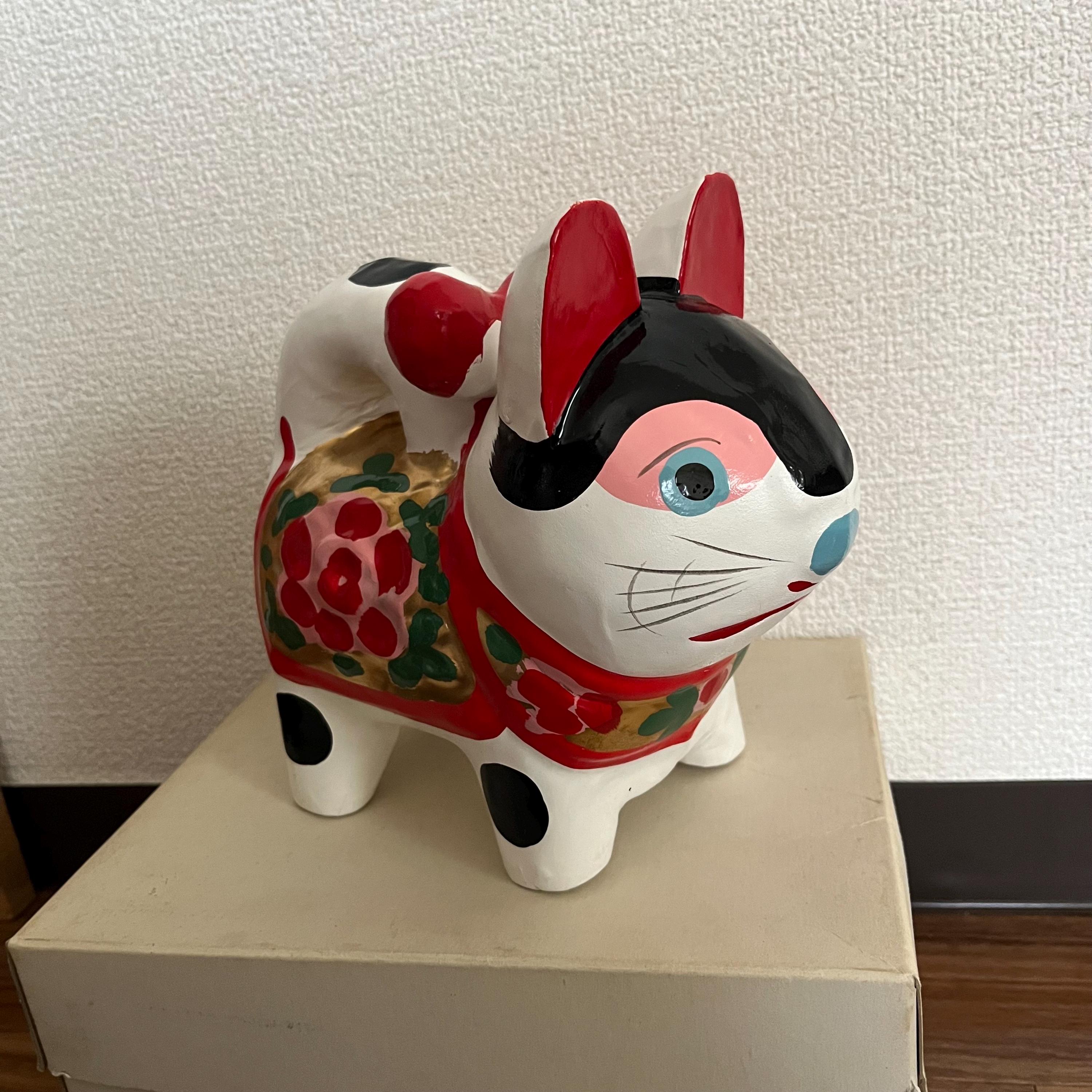 Japanese Traditional Paper Craft, Hariko Inu, Koma Inu, Dog Figure