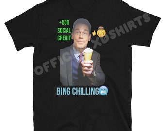 Bing Chilling John Cena Chinese Funny Meme T-Shirt