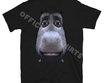 Donkey Staring Funny Meme T-Shirt