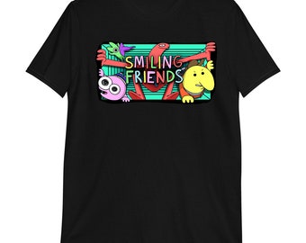 Lächelnde Freunde Staffel 2 Komödie Lustiges Erwachsenen Cartoon Show T-Shirt