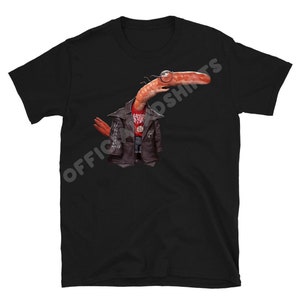 Lächelnde Freunde satanische Garnelen Komödie lustiges Erwachsenen Cartoon Show T-Shirt