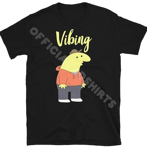 Sourire des amis Charlie Vibing Comedy T-shirt drôle de bande dessinée pour adultes