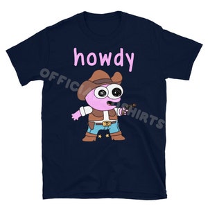 Amis souriants, cow-boy Pim, comédie drôle, émission de dessins animés pour adultes, t-shirt