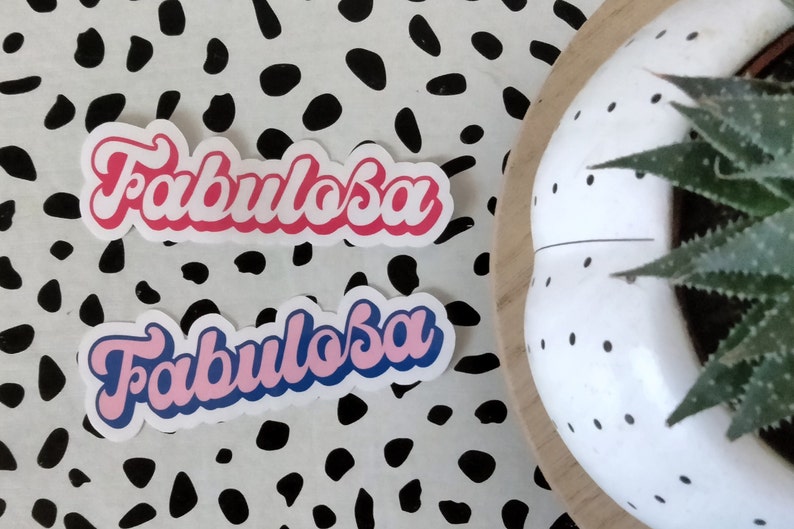 Fabulosa Spanish Sticker - Etsy