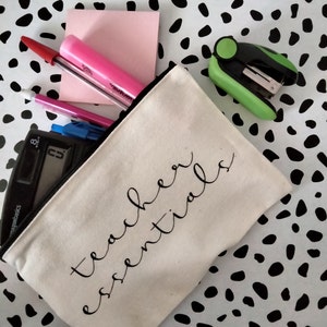 Teacher Essentials Pencil  Bag Pouch