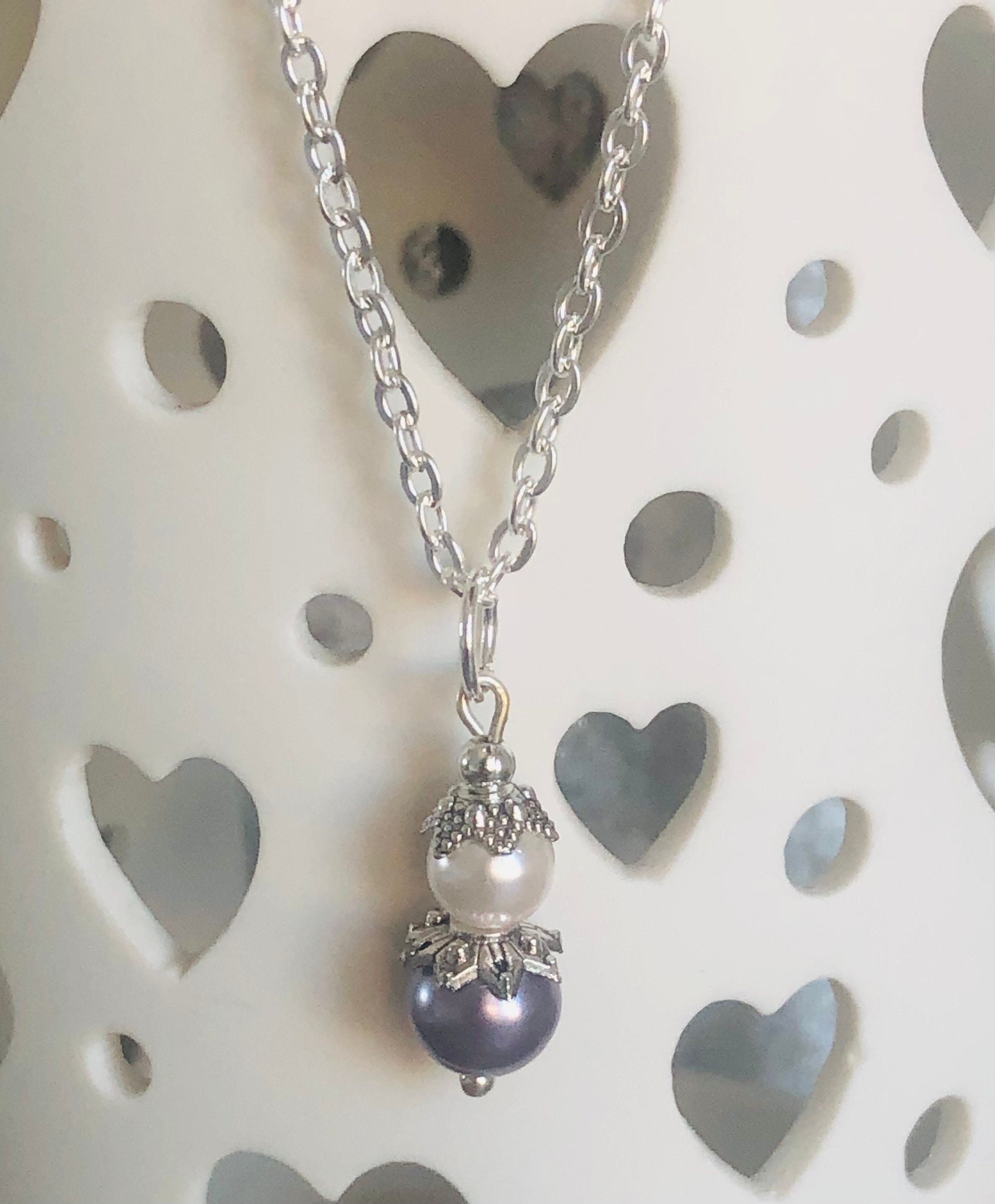 Beaded drop shop necklace