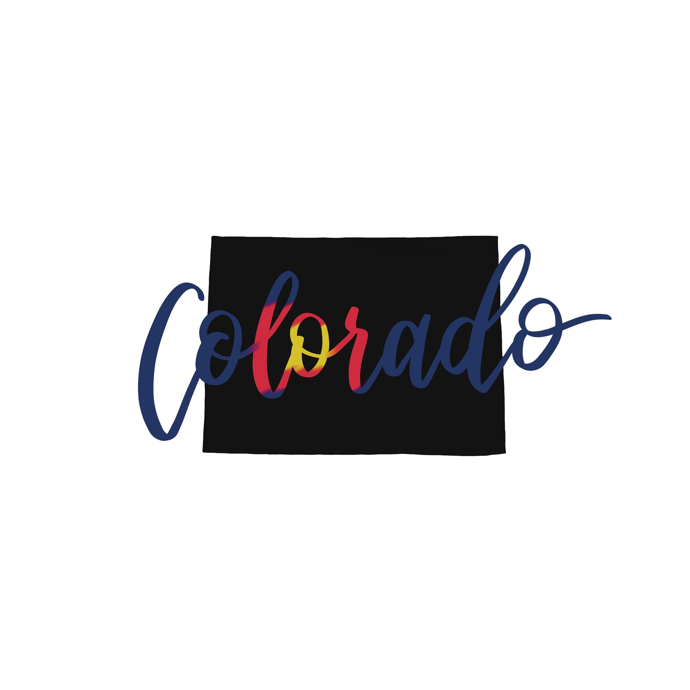 Abstract Colorado Flag