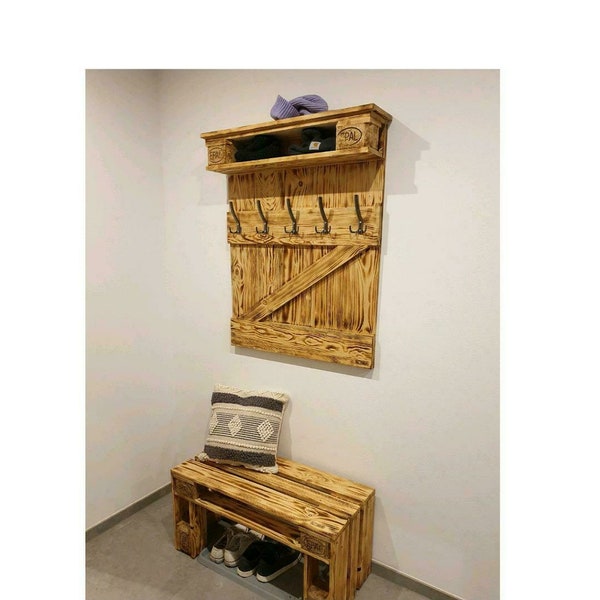 Garderobe Palettenmöbel Palettengarderobe Geschenkidee