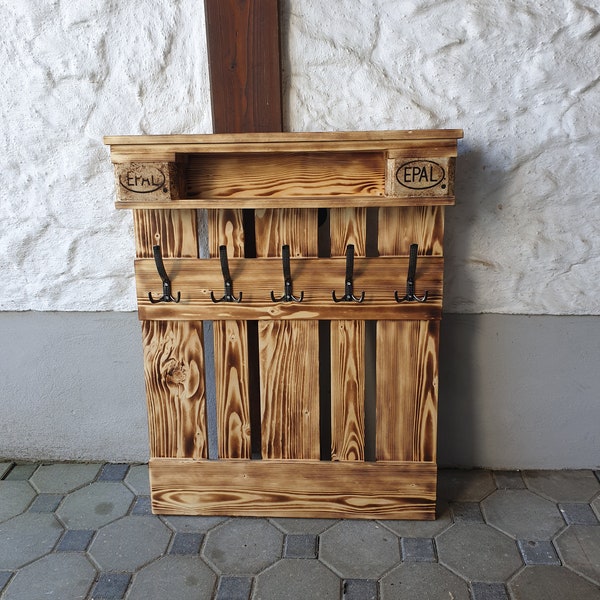 Garderobe Palettenmöbel Palettengarderobe Geschenkidee