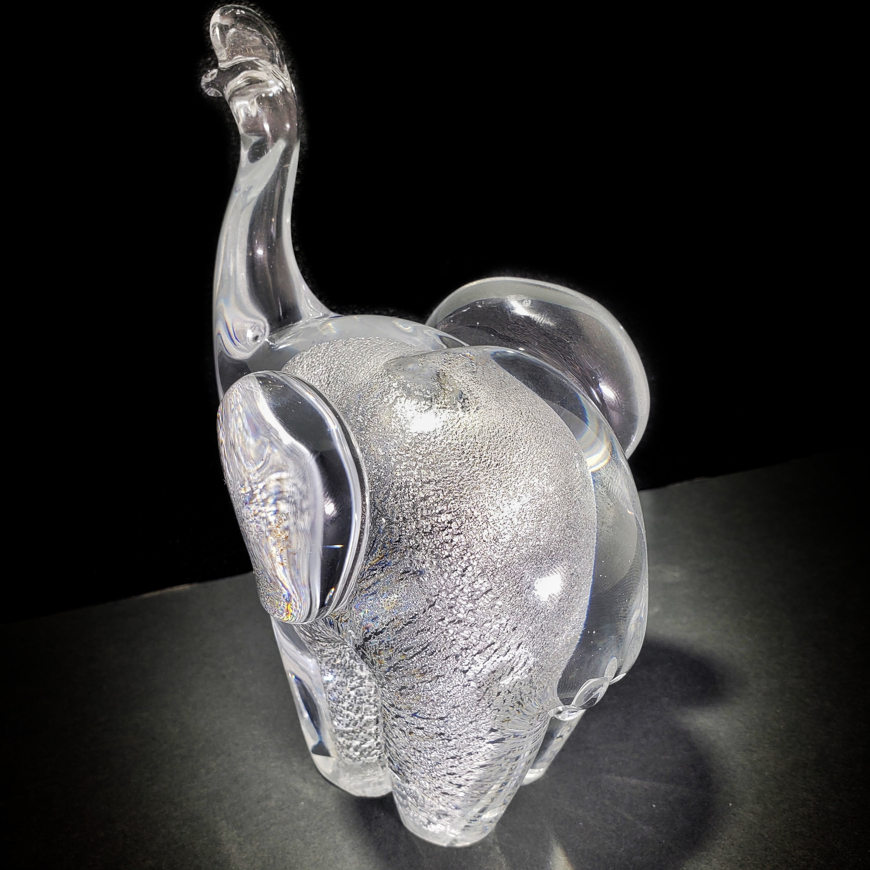 Blown Glass Elephant Sculpture Elegant Artistic Masterpiece - Etsy