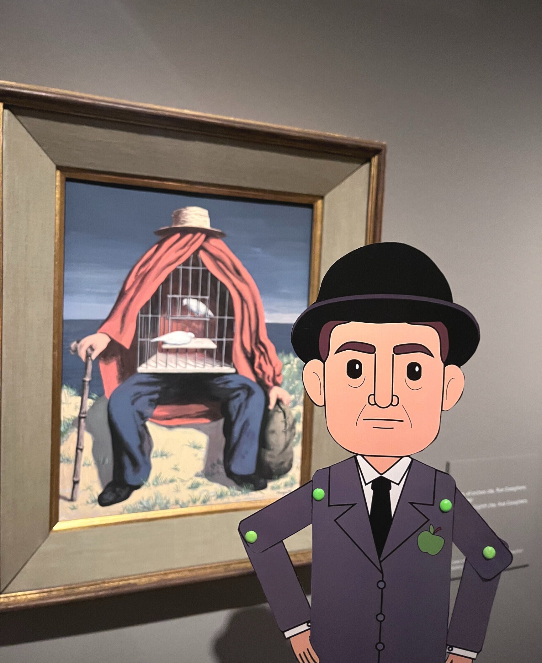 Rene Magritte Articulated Doll Famous Artist Paper Doll Etsy