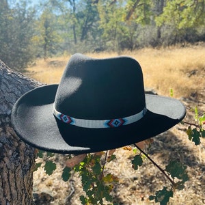 Native beaded hat band