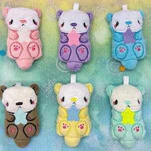 Starry Otter Plush Keychain
