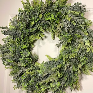 Year Round Wreath, All Seasons Wreath, Greenery Wreath for Front Door, Pantry Farmhouse Wreath, Front Door Farmhouse Wreath, All Year Wreath