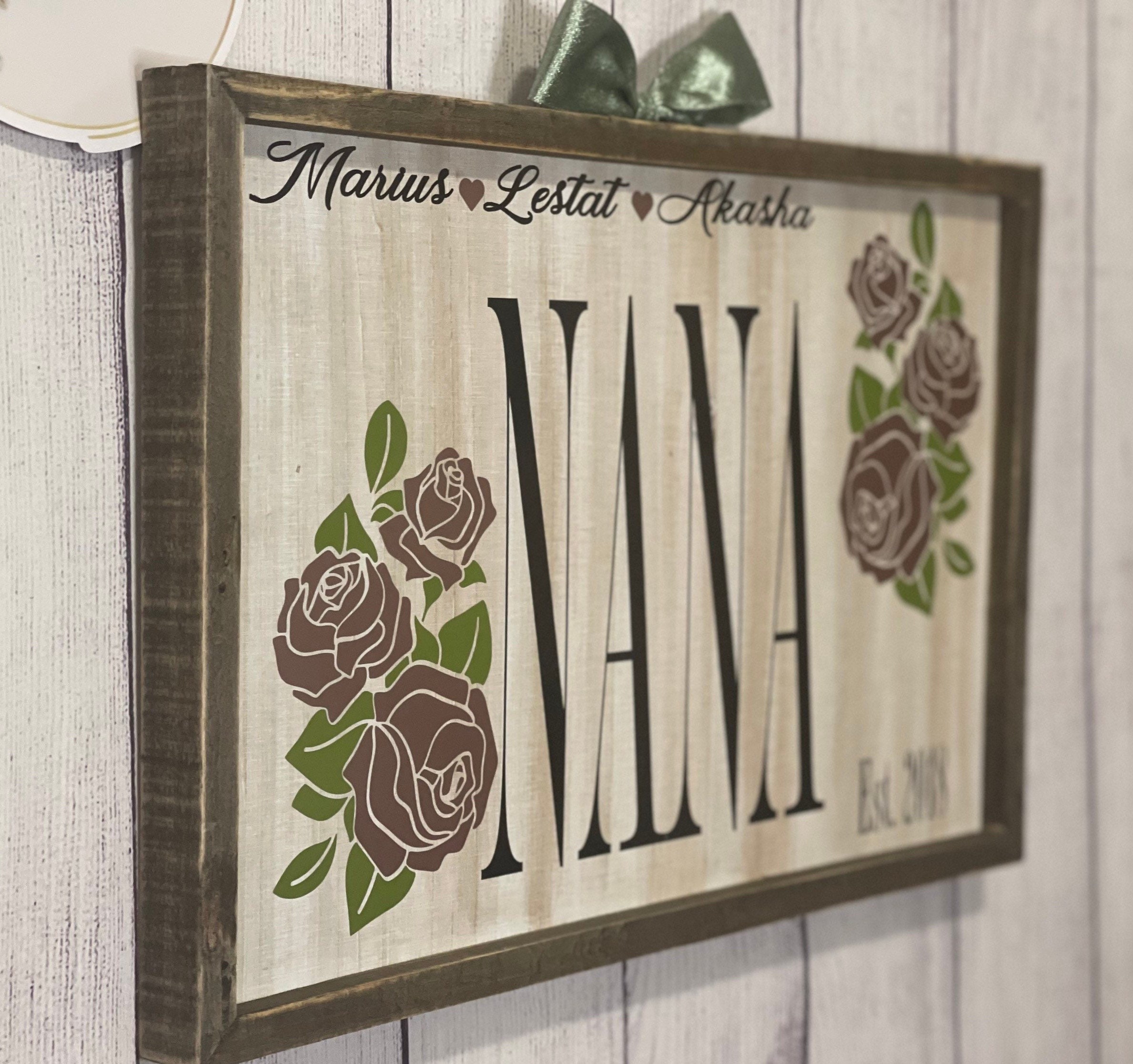 Wood Wall Decor, Farmhouse Wood Sign, Nana Wood Sign, Wall Decor