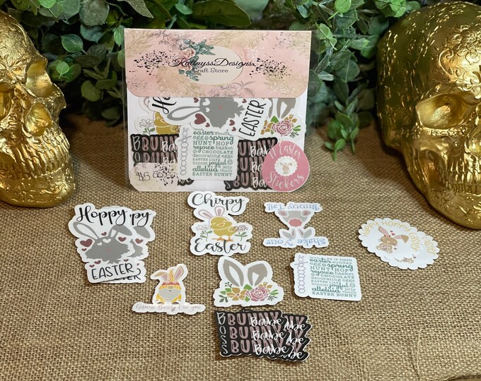 Easter Stickers, Easter Stuffers, Easter Sticker Pack, Easter Sticker Planner, Sticker Pack, Stickers for Easter, Stickers