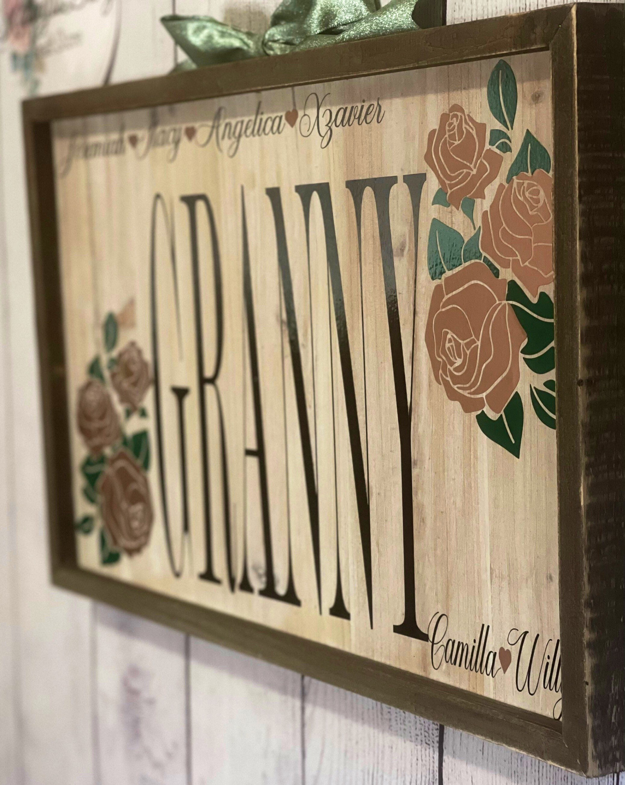 Wood Wall Decor, Farmhouse Wood Sign, Nana Wood Sign, Wall Decor