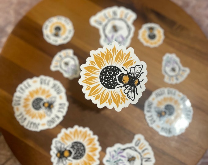 Bee Vinyl Decals, Decal Bee Bundle