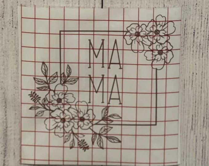 Mama Decal, Car Decal, Mama Car Decal, Laptop Decal, Window Decal, Decal for Mama